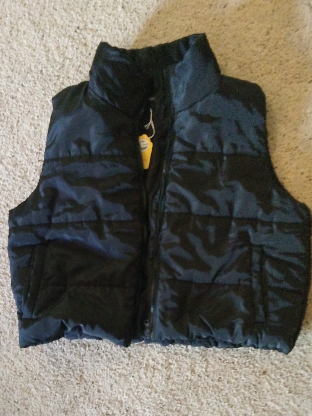 Black Quilted Puffer Vest